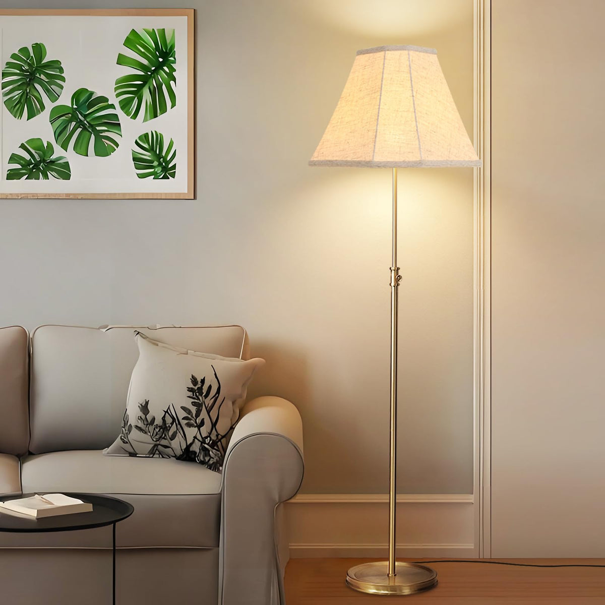 DRAWNCAT rectangular lamp shade diffused light creating a soft glow