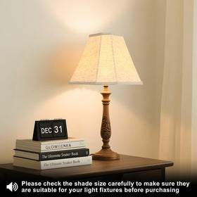 DRAWNCAT rectangular lamp shade white interior close-up reducing glare
