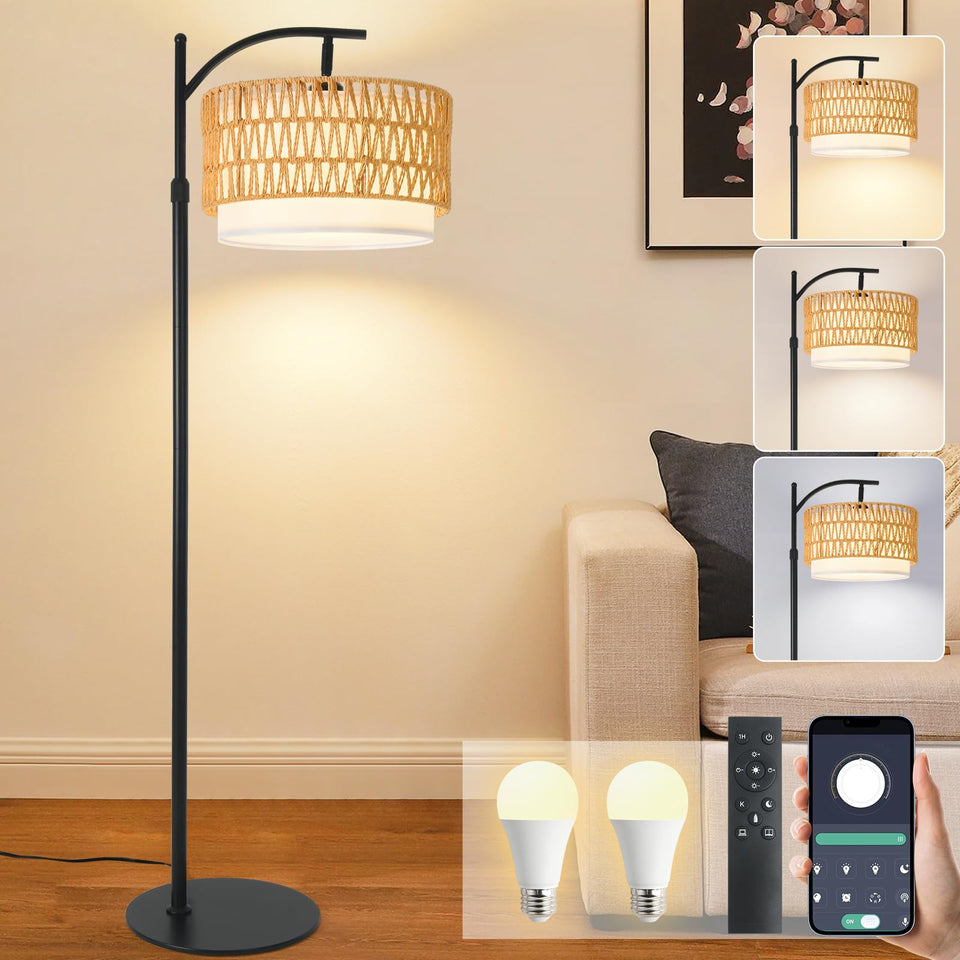 Drawncats rustic black floor lamp base offers stable support for living rooms
