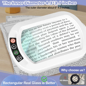 Drdefi magnifying lamp with heavy base remains stable during delicate tasks.
