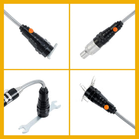Dream Master magnetic surfaces on head and base aid pickups anywhere.