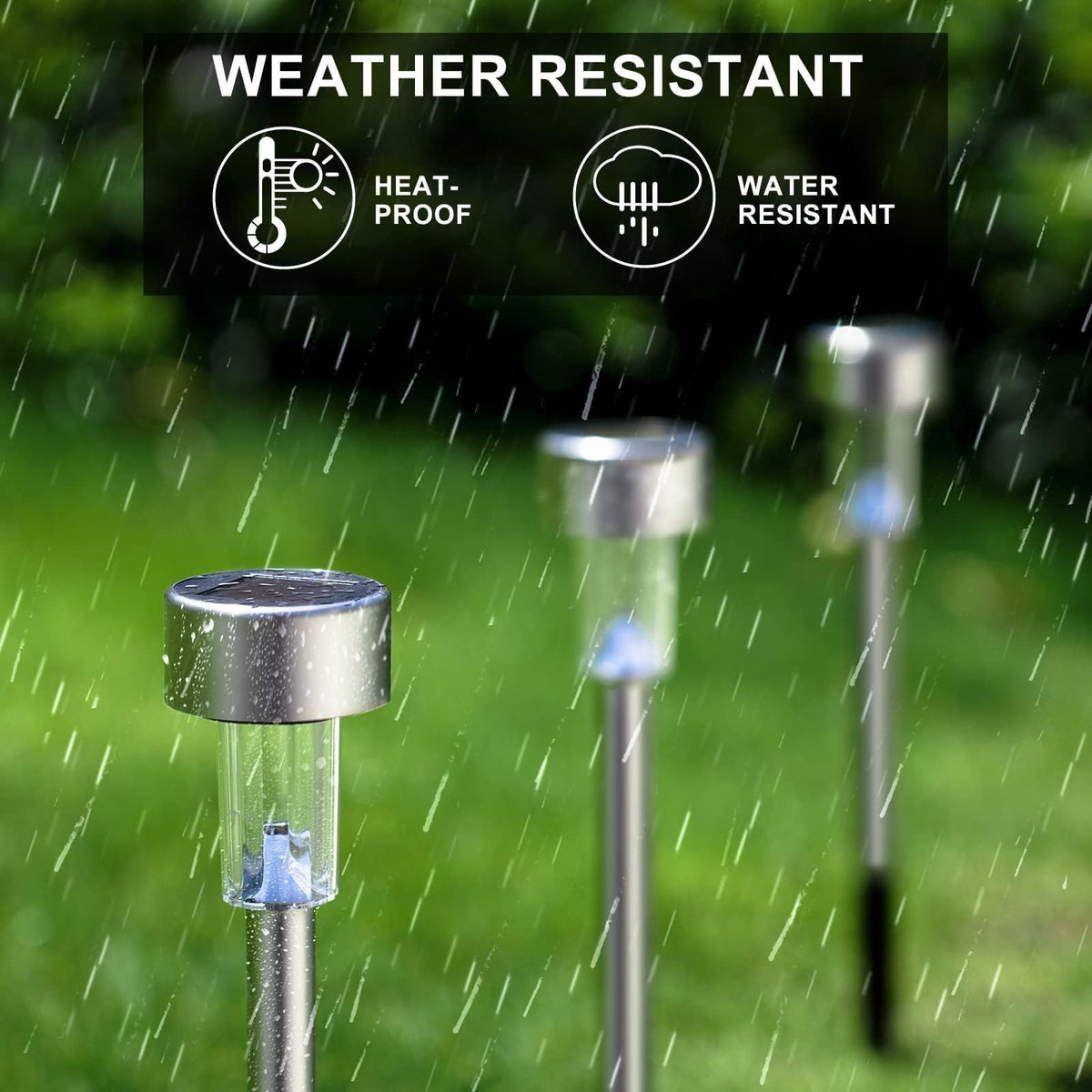 Dream Master outdoor waterproof design withstands rain and dew for year-round use.