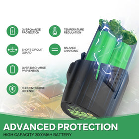 DREAMDASH battery compatibility with HSA26 AS2 GTA26 SEA20 cordless tools
