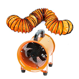 DreamDragon 10-inch high-velocity blower front view for rapid air circulation.