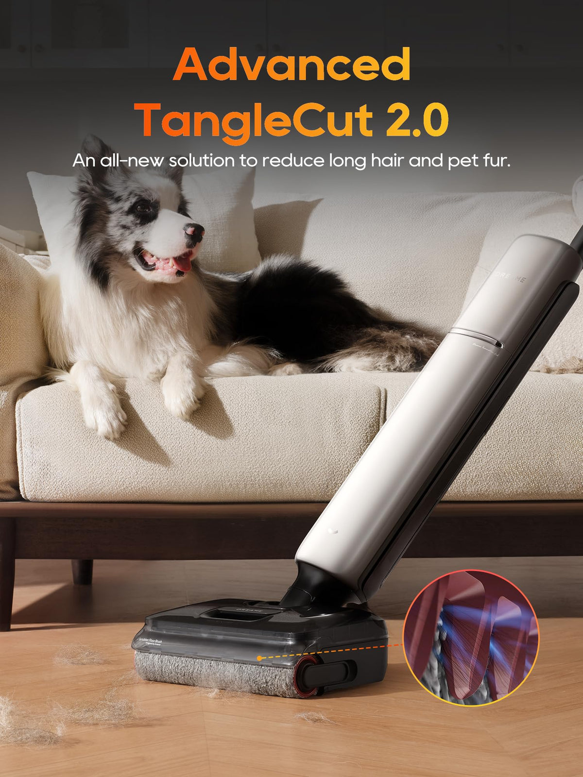 DREAME Aero Pro hot self-cleaning feature sanitizes components after use.