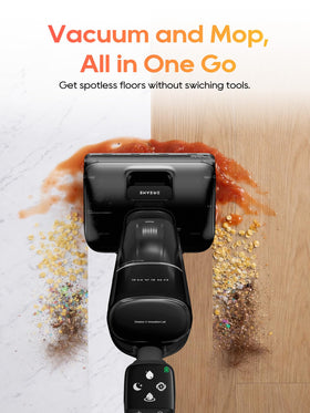 DREAME Aero vacuum-mop mode in action for wet and dry messes.