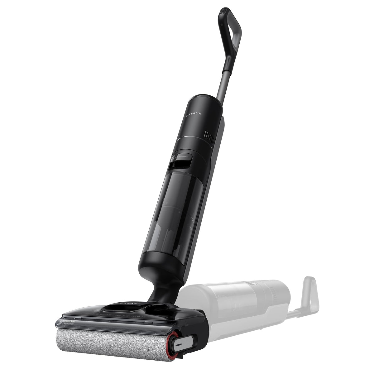 DREAME H12 Pro FlexReach self-rinsing brush refreshes with clean water.