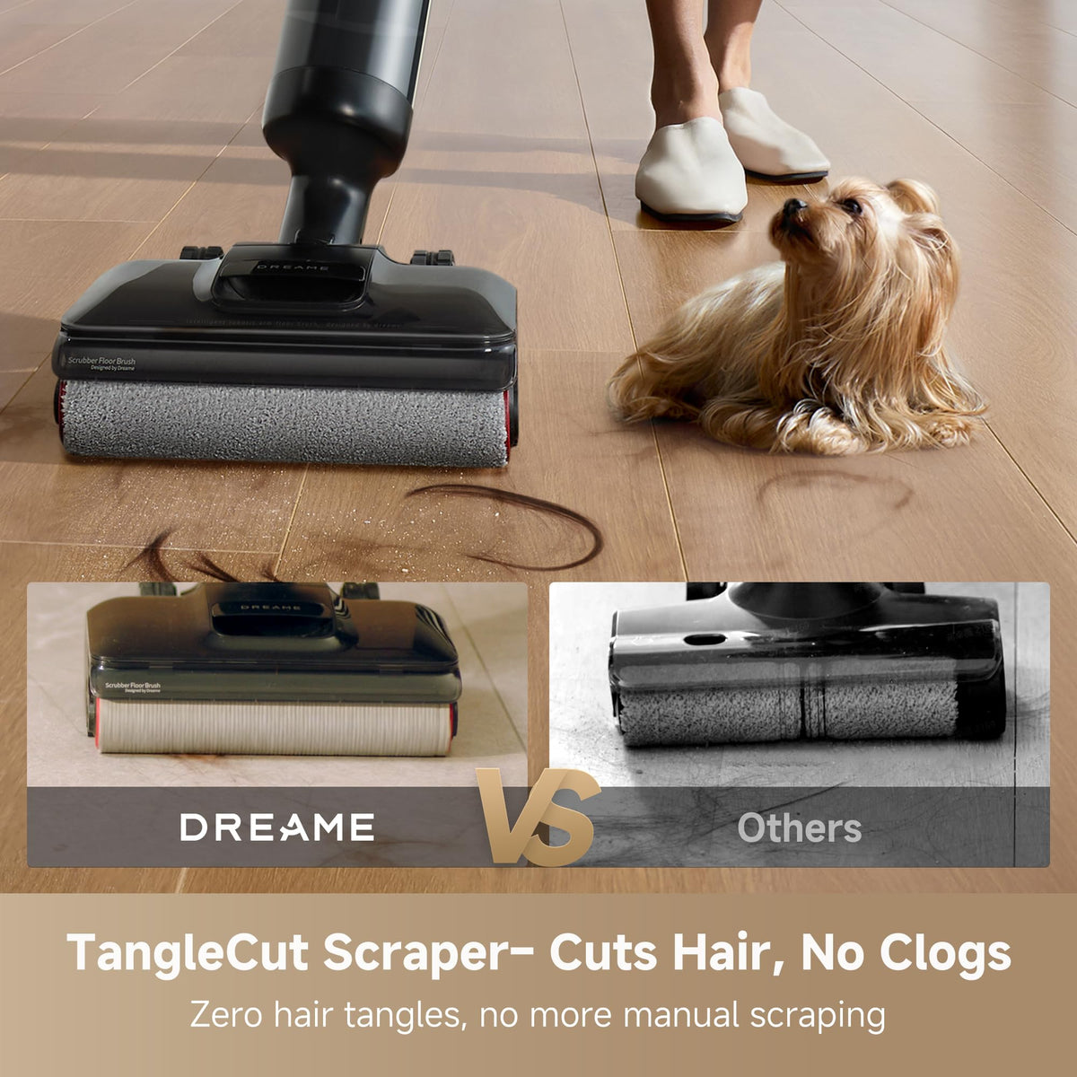 DREAME H12 Pro Gen2 edge-to-edge-cleaning covers baseboards and corners.
