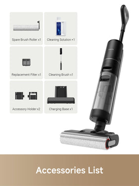 Dreame H12 Pro wireless mobility enables easy navigation around furniture.