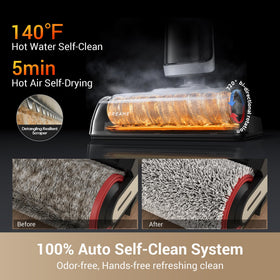 DREAME H14 delivers 18,000Pa suction for wet and dry messes.