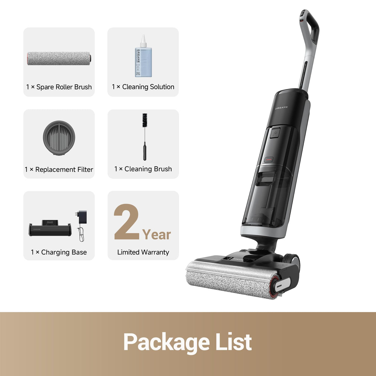 DREAME H14 Pro app control keeps cleaning details at your fingertips.
