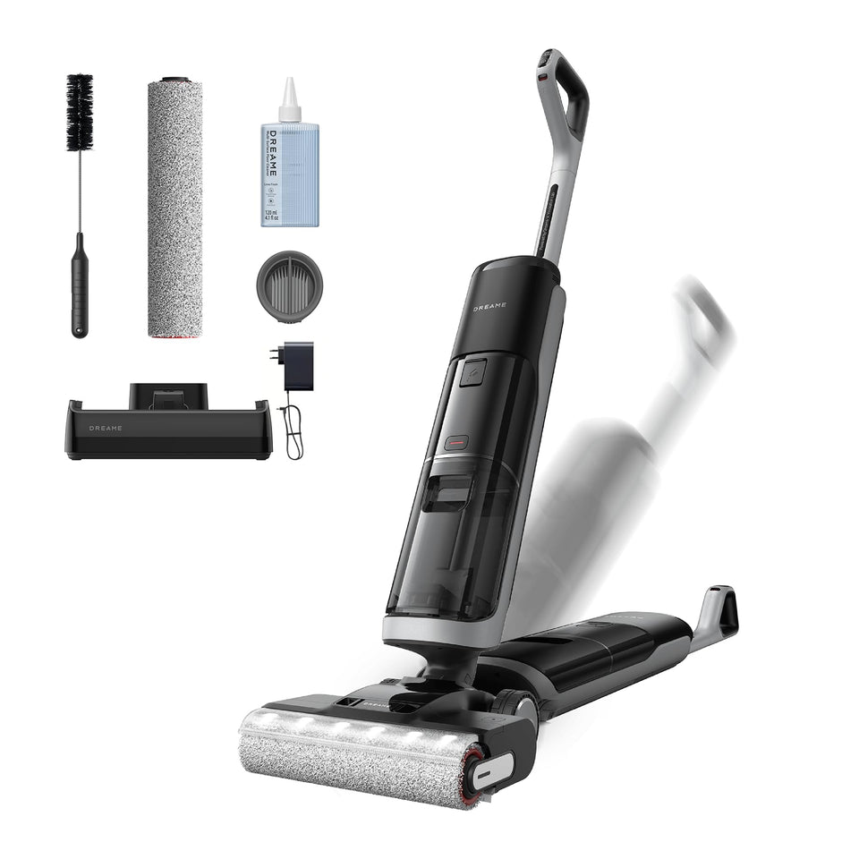 DREAME H14 Pro cleans hard floors with deep suction and efficient dirt pickup.