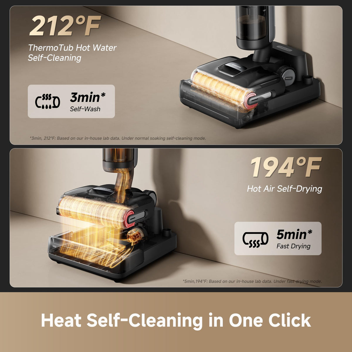 DREAME H15 Pro CarpetFlex 180-degree flat reach under furniture.