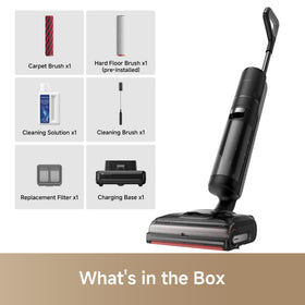 DREAME H15 Pro CarpetFlex 212°F self-cleaning wash for quick maintenance.