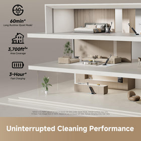 DREAME H15 Pro CarpetFlex RGB Dirt Detection adapts suction and water flow.