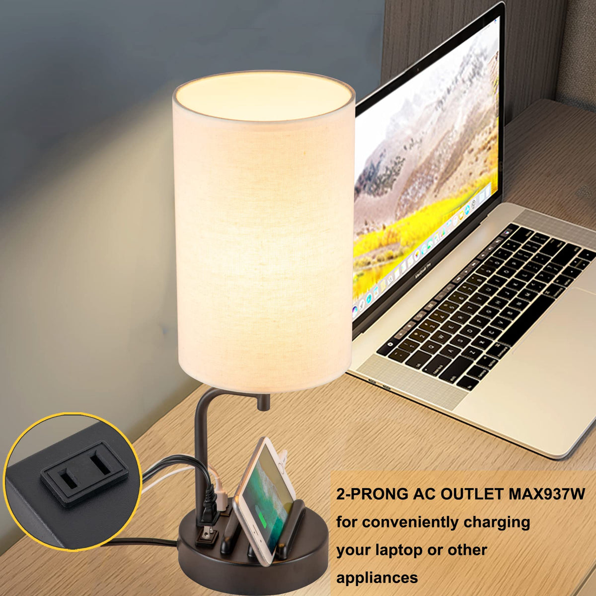 Dreamholder 9W LED bulb included for immediate use