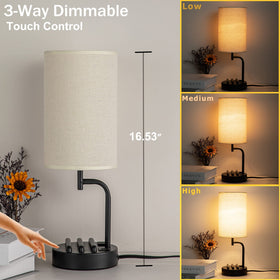 Dreamholder lamp showing USB-C port for overnight device charging