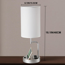 Dreamholder bedside desk use enhances reading and charging at night.