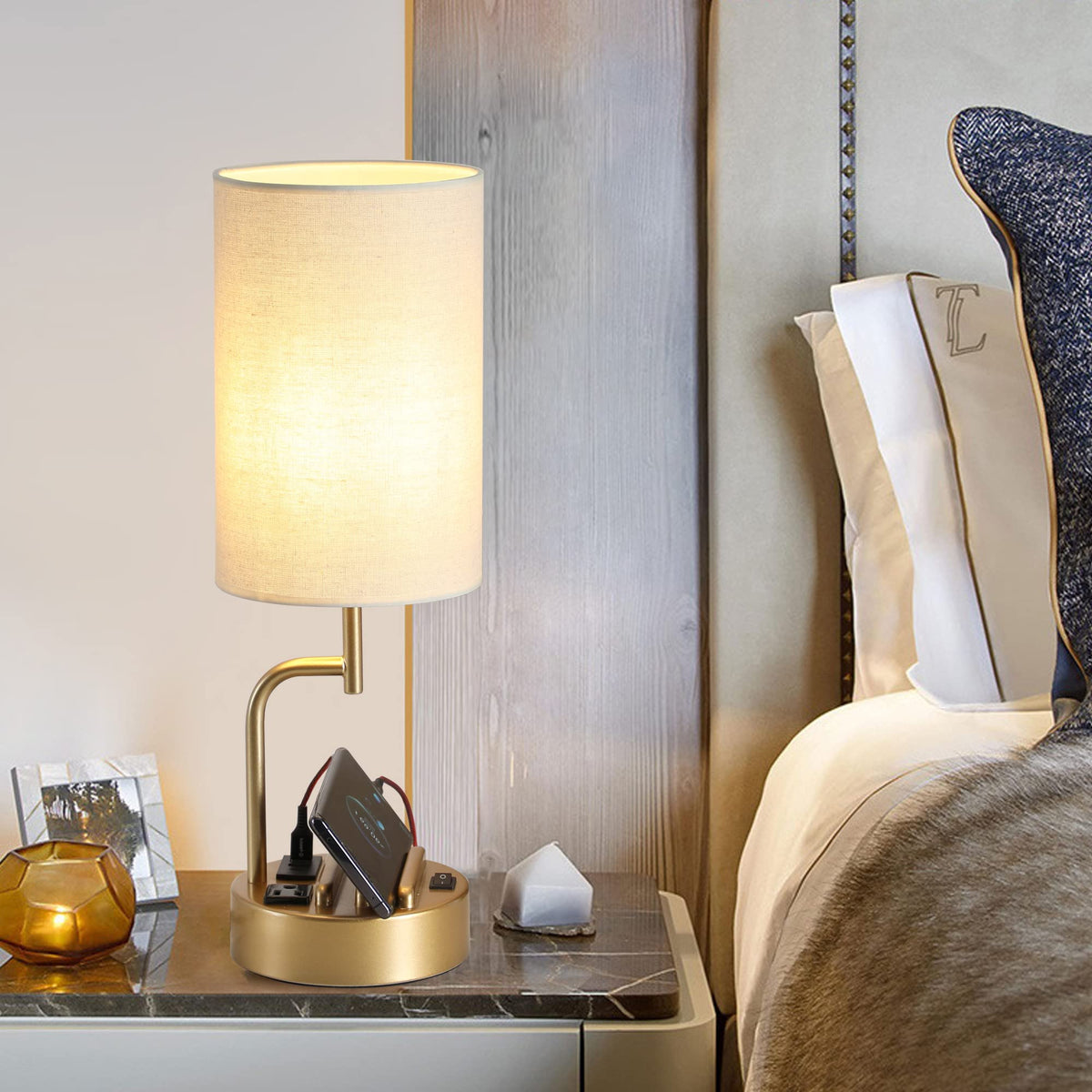 Pack of two Dreamholder lamps for coordinated bedside or workspace setups.