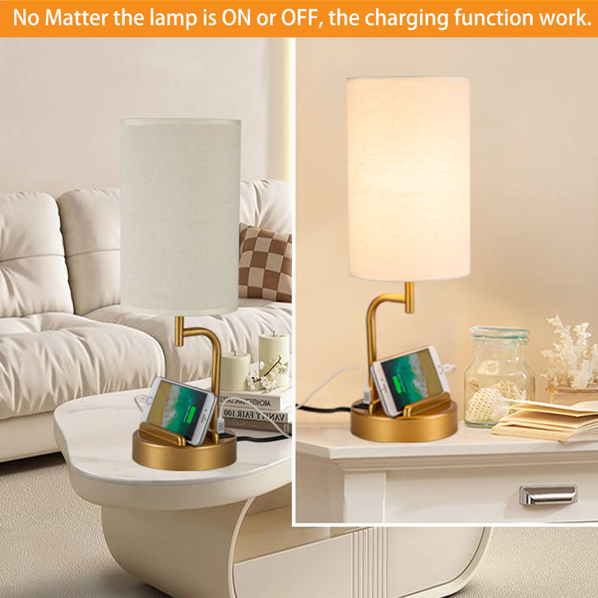 Dreamholder lamp with 9W dimmable bulb included for instant use