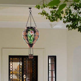 DREAMSOUL hanging lanterns on tree create warm, inviting yard focal point.