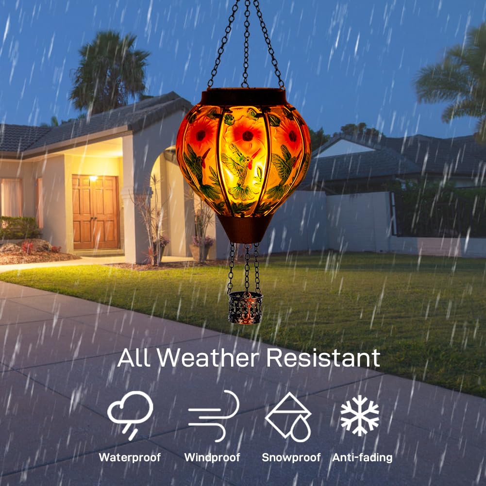 DREAMSOUL LED flame inside creates inviting mood lighting at night