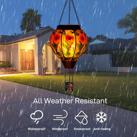 DREAMSOUL LED flame inside creates inviting mood lighting at night