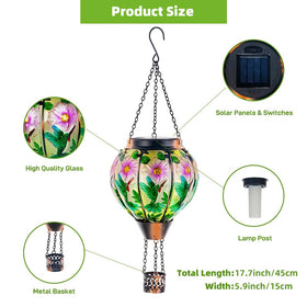 DREAMSOUL solar panel lantern top view highlights daytime charging and hanging