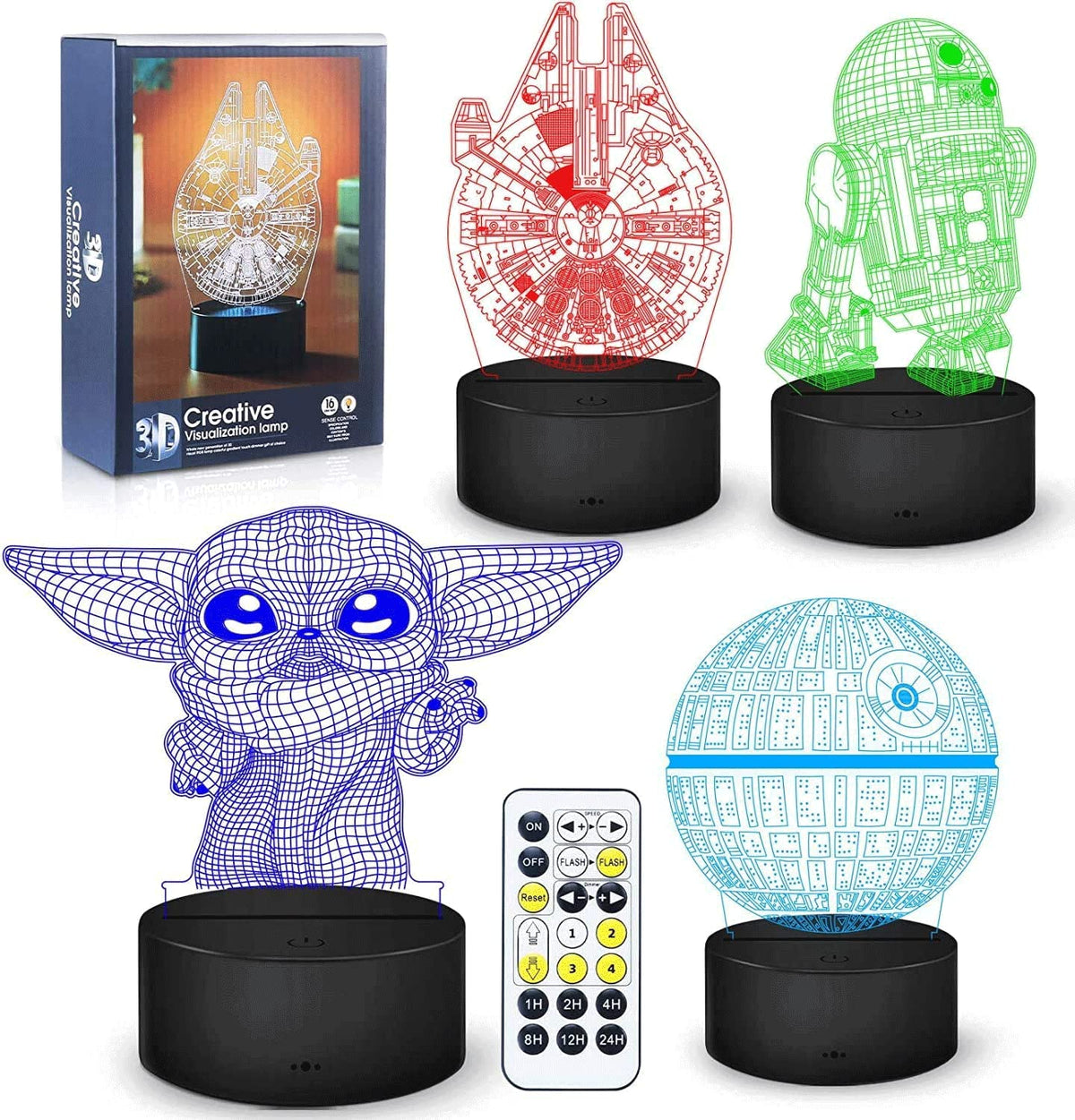 Dreamy Cubby 3D Night Light Pattern 01 for a cozy kid’s room ambience
