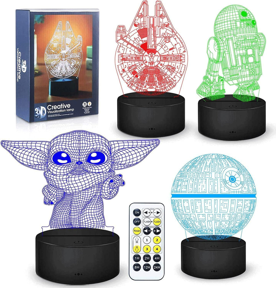 Dreamy Cubby 3D Night Light Pattern 01 for a cozy kid’s room ambience
