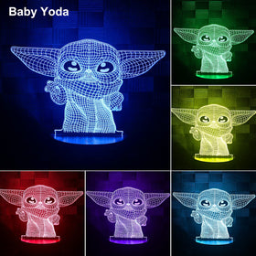 Dreamy Cubby 3D Night Light Pattern 03 provides gentle reading light