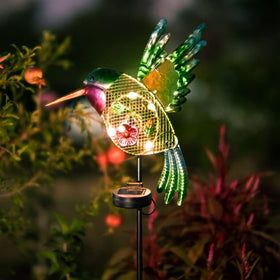 Dreamysoul weatherproof garden decor adds sparkling glow to outdoors