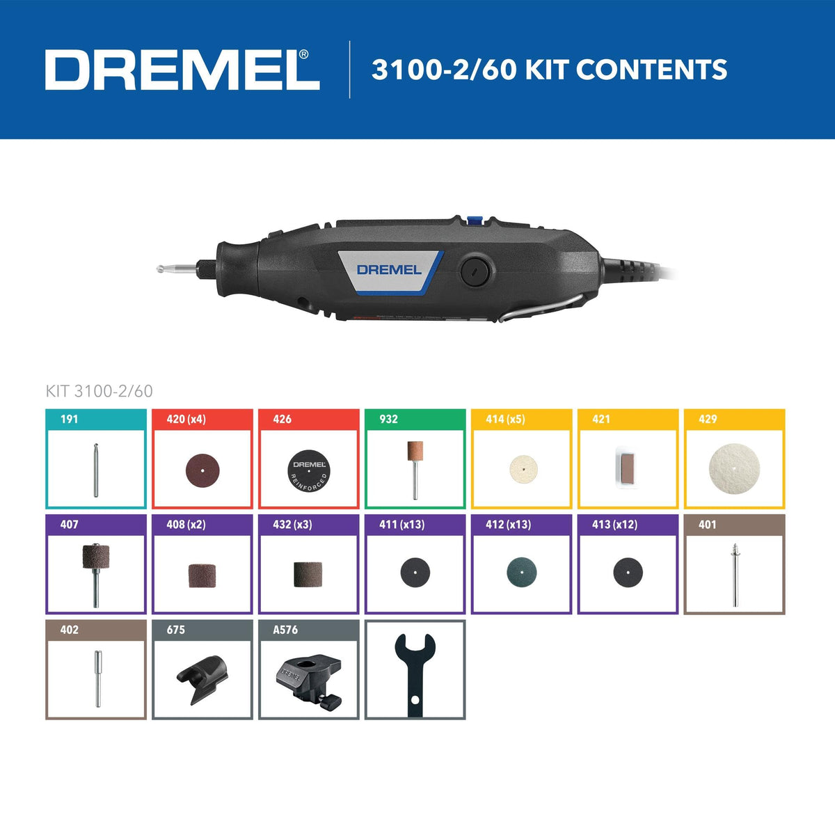Dremel 3100-2/60 sanding setup delivering smooth surfaces on small projects