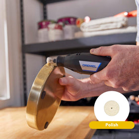 Dremel 3100 polishing-buff for a refined shine.