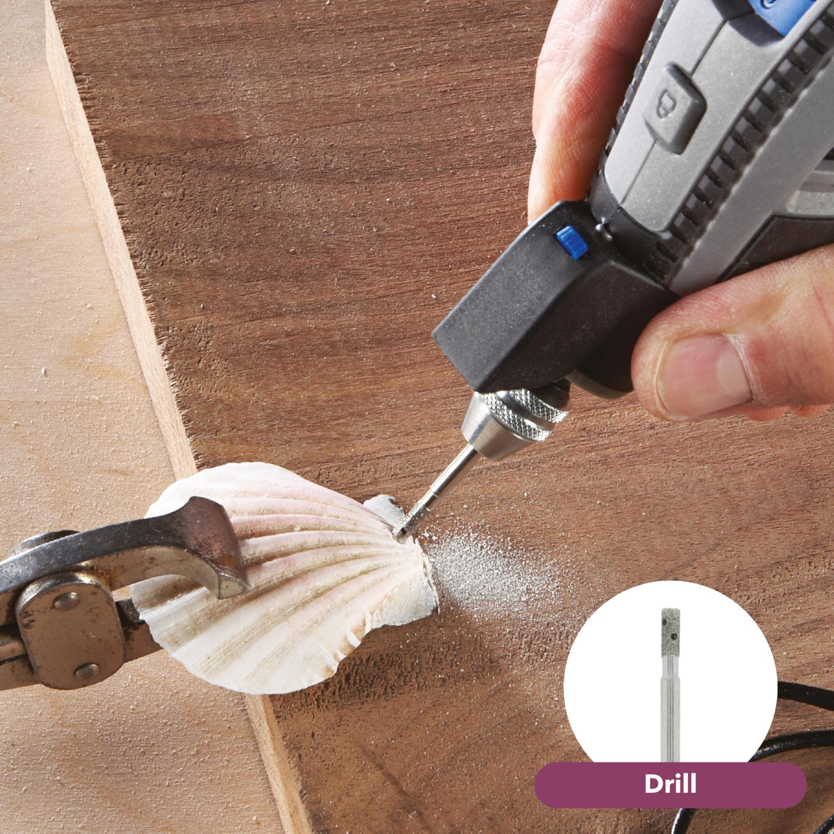 Dremel 4300 ergonomic slim body offers comfortable grip during long sessions.