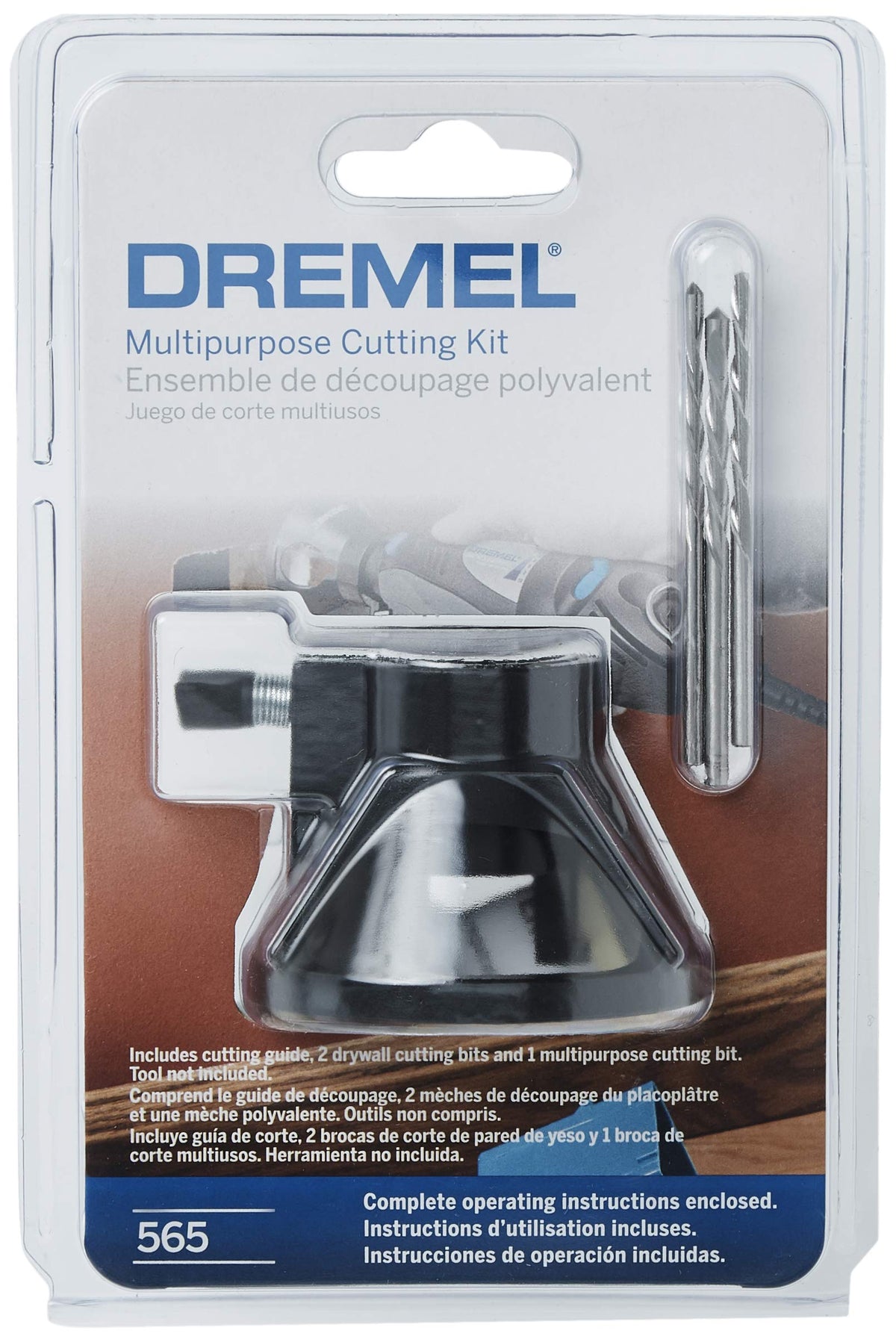 Dremel 565 depth adjustment feature helps set cutting depth up to 3/4 inch