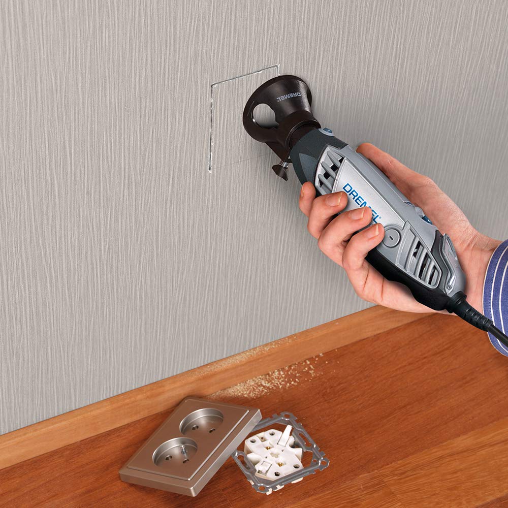 Dremel 565 drywall bits ready for fast electrical-box cutouts and vents