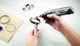 Dremel 709-02 polishing wheels achieve a refined surface shine.