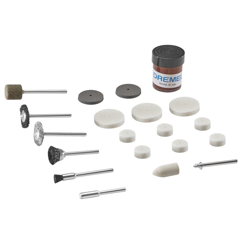 Dremel 726-01 nylon bristle brush 403 cleans tight corners