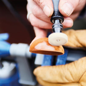 Dremel 726-01 polishing cone 422 reaches curved surfaces