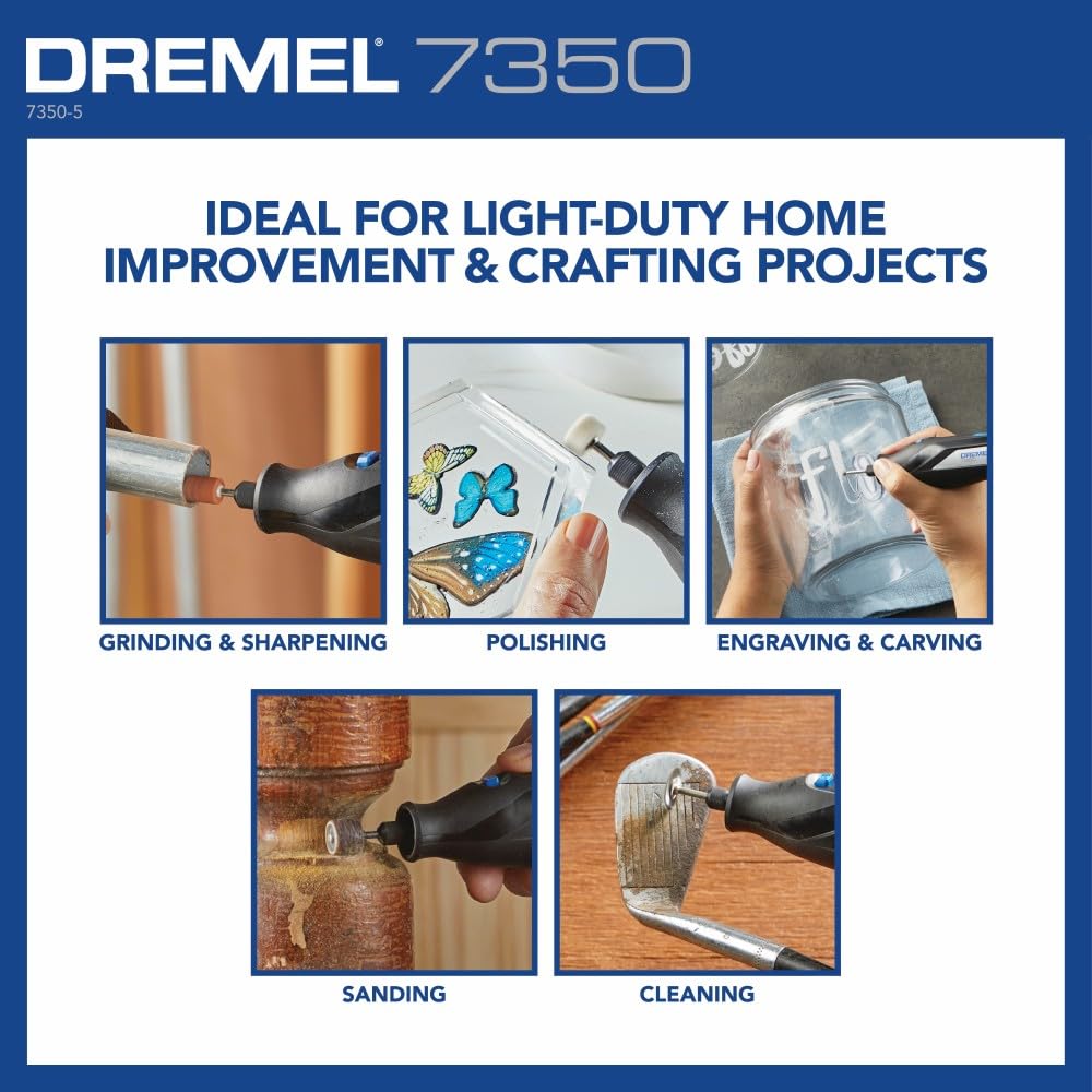 Dremel 7350 runtime improvement increases project time between charges.