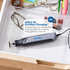 Dremel 8150 ergonomic pencil grip enhances comfort and control