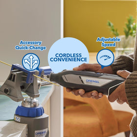 Dremel 8240 charger enabling quick recharges between tasks