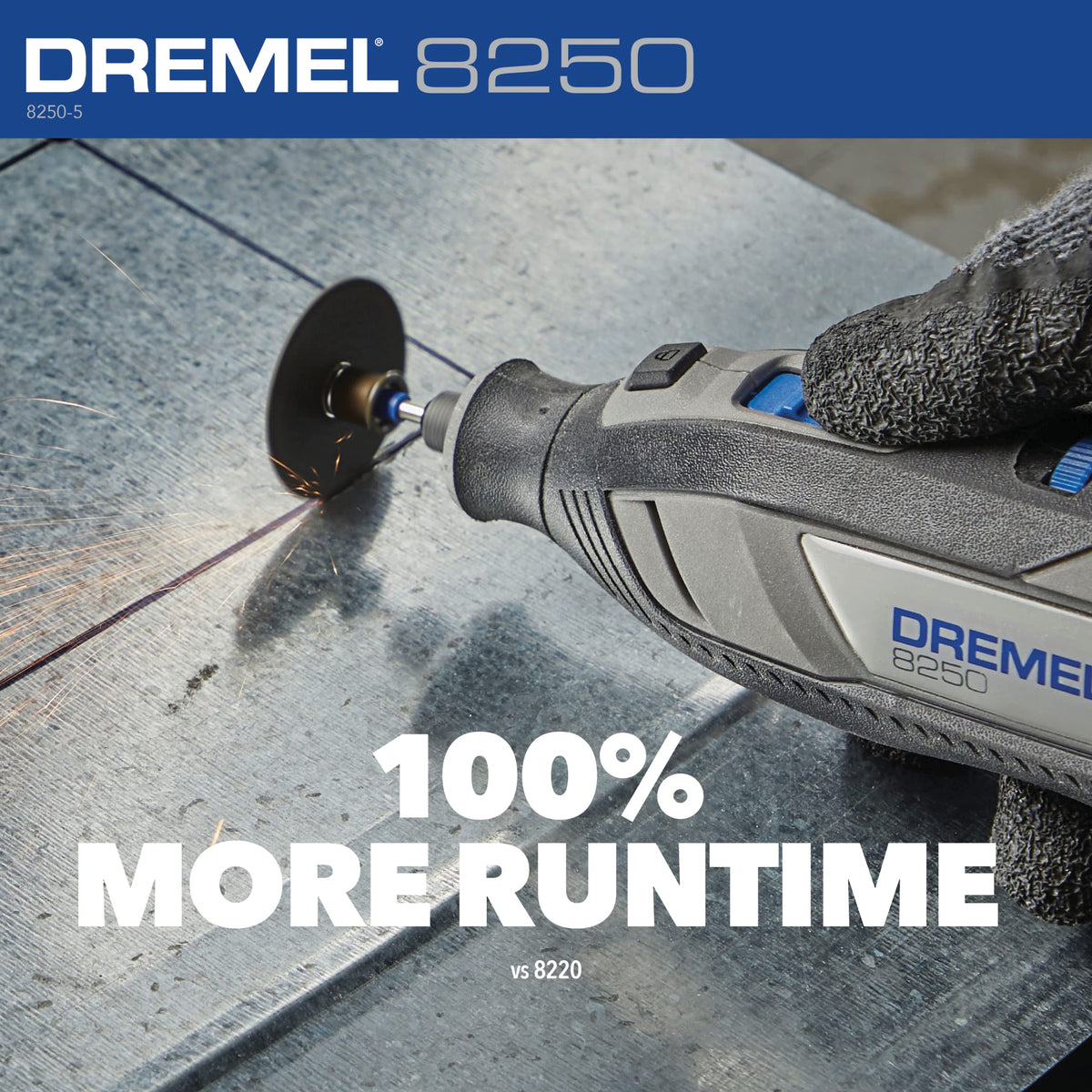 Dremel 8250-5 accessory case keeps bits organized