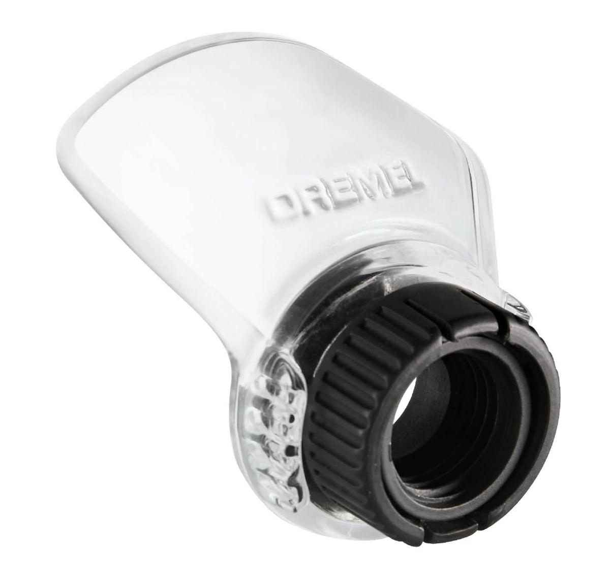 Dremel A550 shield assembly enables quick install and debris control.