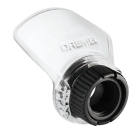 Dremel A550 shield assembly enables quick install and debris control.