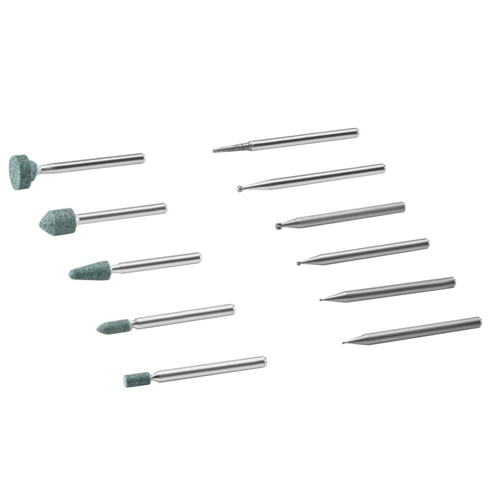 Dremel engraving bits layout highlighting ready-to-use tools for precise lettering.