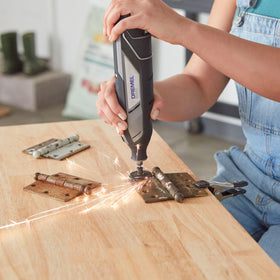 Dremel EZ406-02 kit ideal for cutting bolt heads and trimming metal rods.