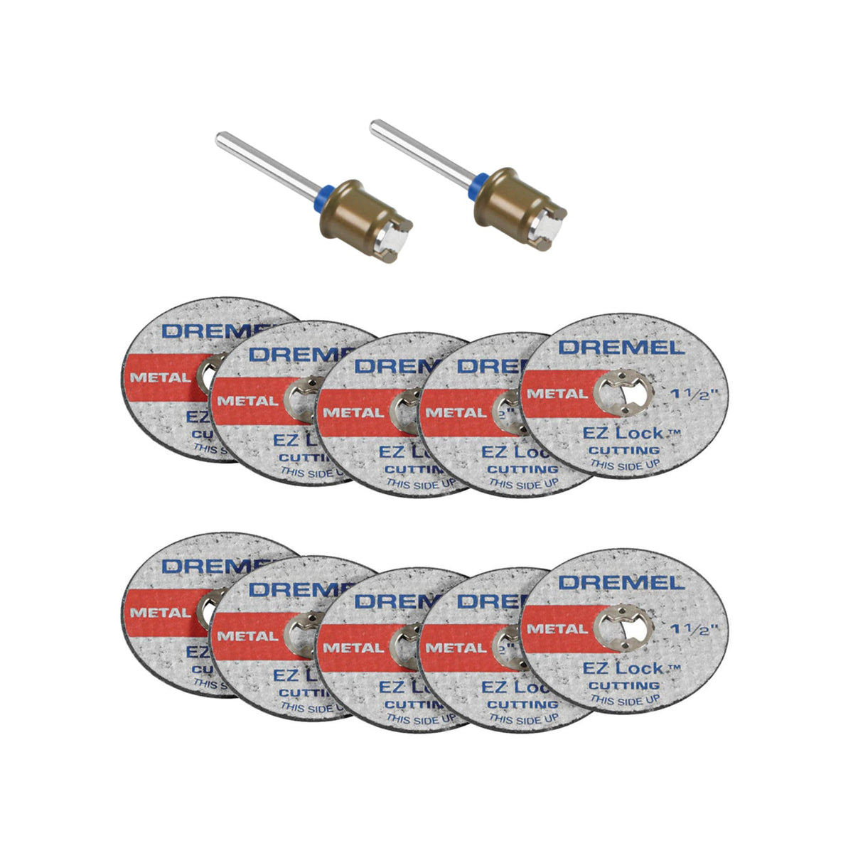 Dremel EZ406-02 EZ Lock Starter Kit with EZ402 mandrel for quick accessory changes.