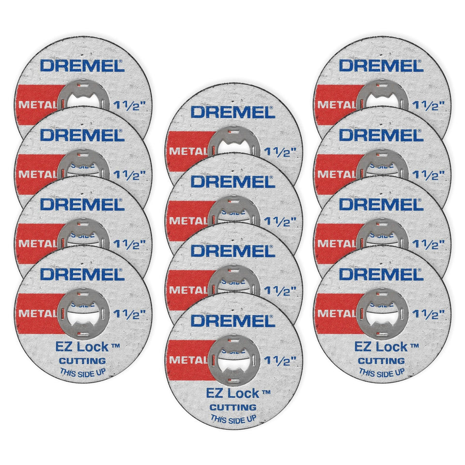 Dremel EZ456B cut-off wheel in action for metal cutting and precision